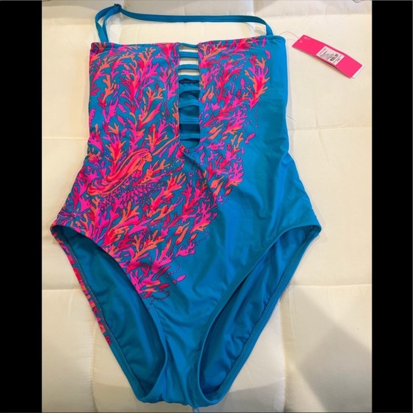 NWT Lilly Pulitzer Teslee bathing suit - Picture 1 of 9